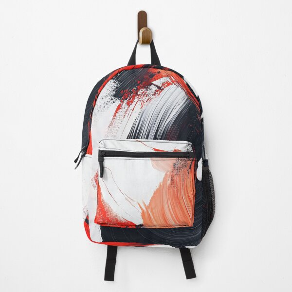 Item preview, Abstract Fury - Black and Red Brushwork designed and sold by Nytheris.
