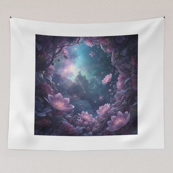 Item preview, Dreamlike Nebula Garden of Ethereal Galaxies designed and sold by Bilikaru.