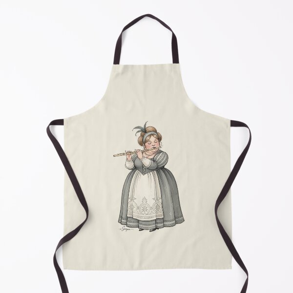 Item preview, A Quiet Symphony: Lady Playing the Flute designed and sold by Pasteltone.