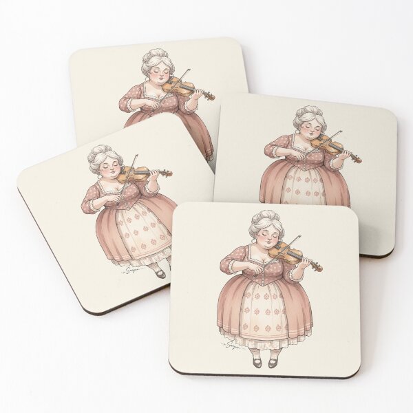 Item preview, Passionate Melody: Lady Playing the Violin designed and sold by Pasteltone.