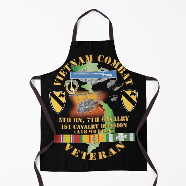 Item preview, Army - Vietnam Combat Cavalry Vet w 5th Bn 7th Cav DUI - 1st Cav Div w Air Aslt X 300 designed and sold by Military Insignia Products.
