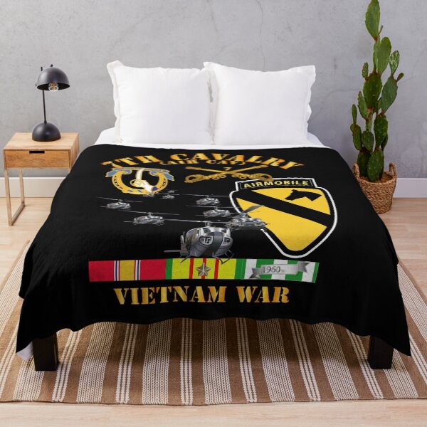 Item preview, 7th Cavalry (Air Cav) - 1st Cav Division w SVC designed and sold by Military Insignia Products.