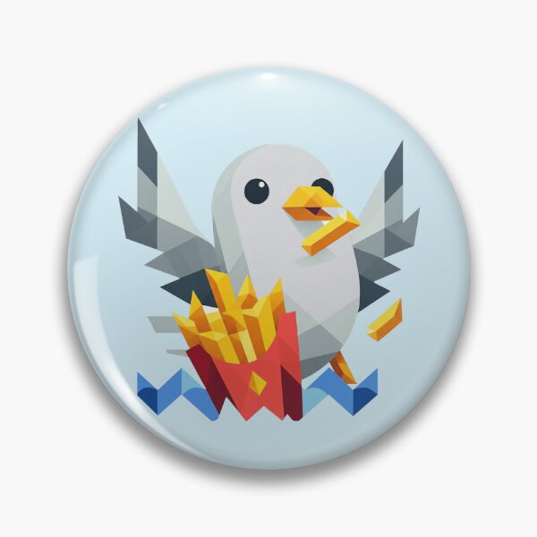 Item preview, Seagull Mayhem French Fry Beach Thief designed and sold by 3MillsDesign.