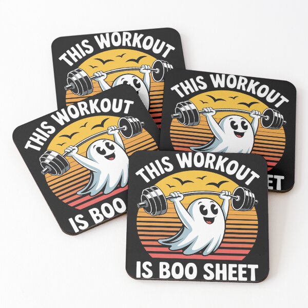 Item preview, Halloween Boo Ghost Spooky Workout Gym Costume  designed and sold by GGrizeldaRivas.