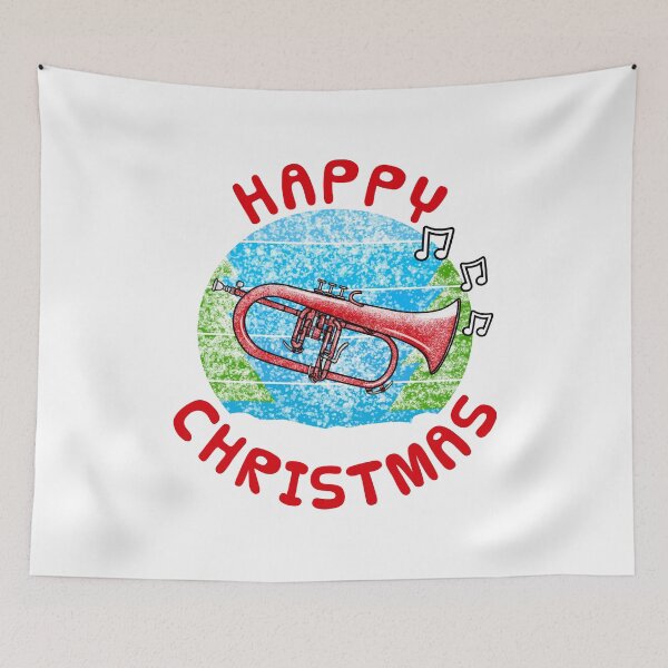 Item preview, Christmas Flugelhorn Player Brass Musician Xmas Music Teacher designed and sold by doodlerob.
