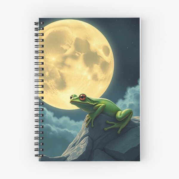 Item preview, Frog Front Moon designed and sold by Tanu Biswas.