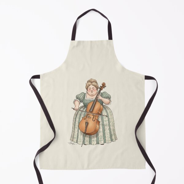 Item preview, Deep Harmony: Lady Playing the Cello designed and sold by Pasteltone.