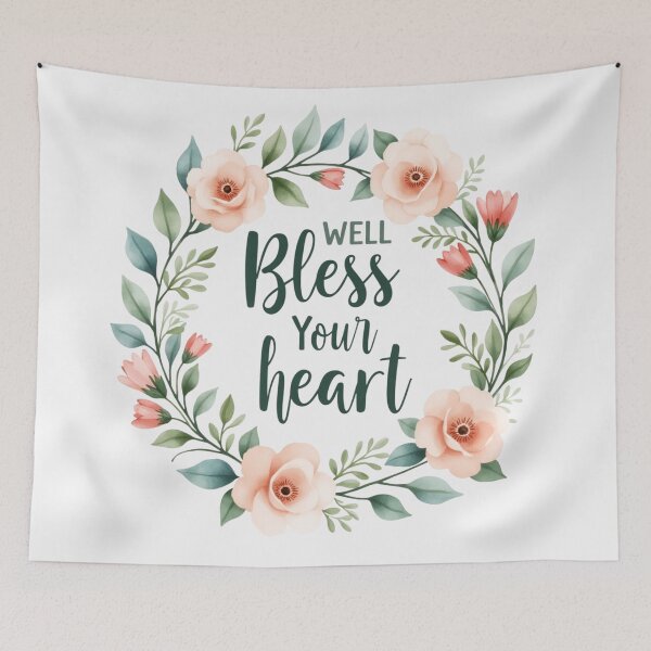 Item preview, Well Bless Your Heart Southern Charm Floral designed and sold by rustyroofco.