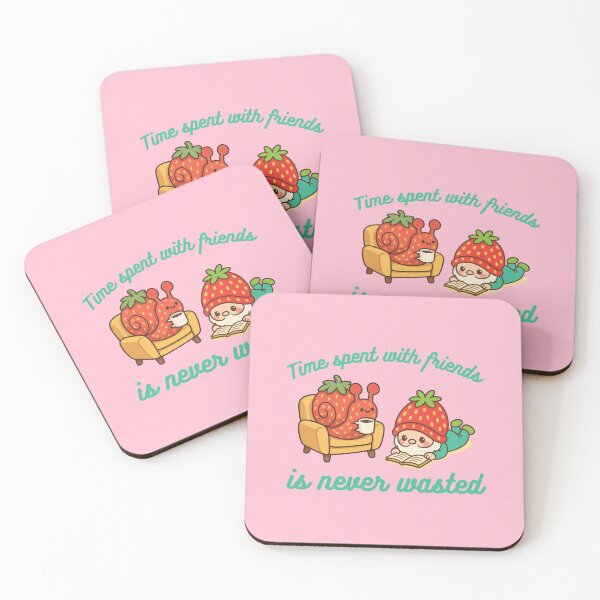 Item preview, Strawberry forest gang, time spent with friends is never wasted designed and sold by BritishDelights.