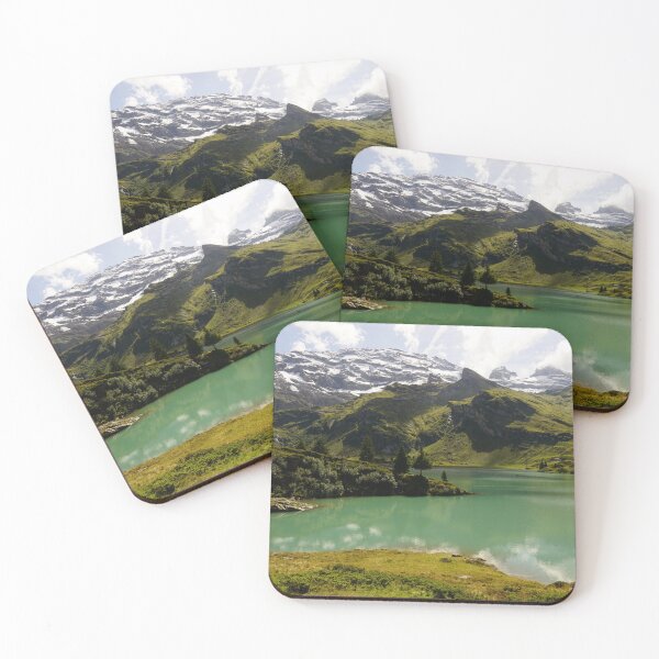 Item preview, Mountain lake in the Alps Switzerland designed and sold by nikawanders.