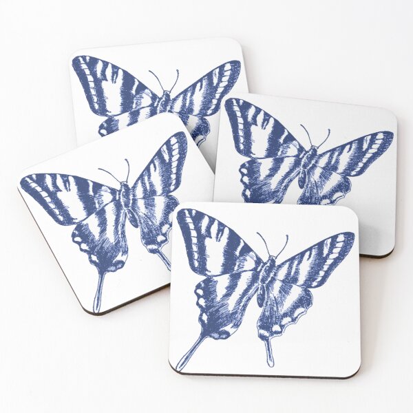 Item preview, Vintage Blue Butterfly – Elegant Nature Illustration Design designed and sold by Infinite drip.