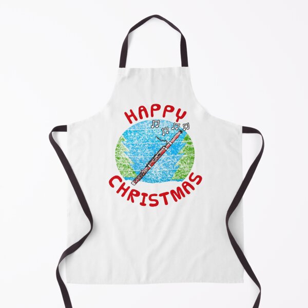Item preview, Christmas Bassoon Bassoonist Woodwind Musician Xmas (Snow) designed and sold by doodlerob.