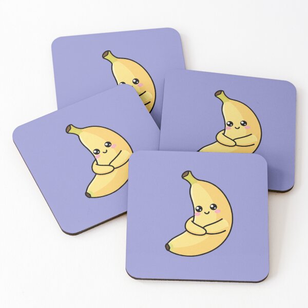 Artikelvorschau, Bananenumarmung – Niedliche Kawaii-Frucht entworfen und verkauft von OOStudio.
