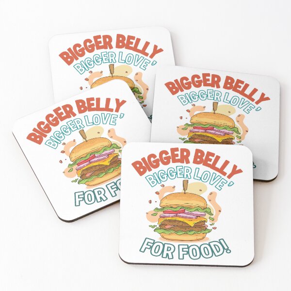 Item preview, Bigger Belly Love Cheeseburgers Cheese Burger Day designed and sold by Pixel & Petal.