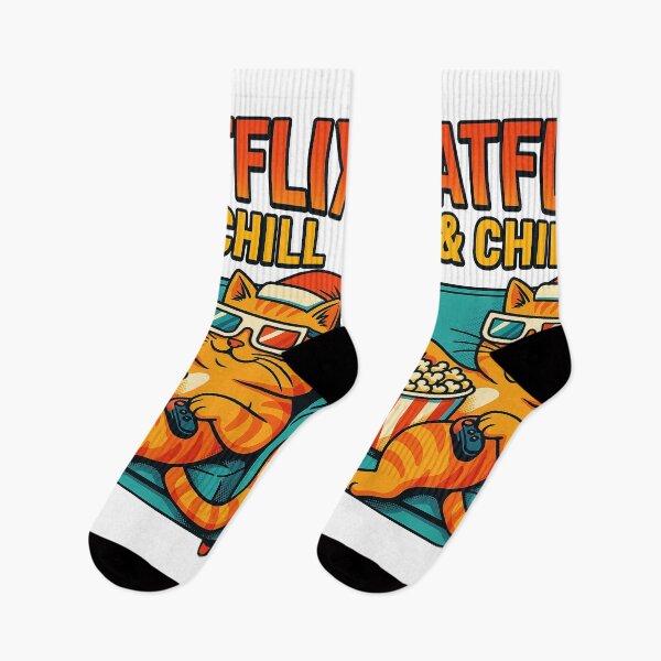 Item preview, CATFLIX & CHILL designed and sold by bisha.