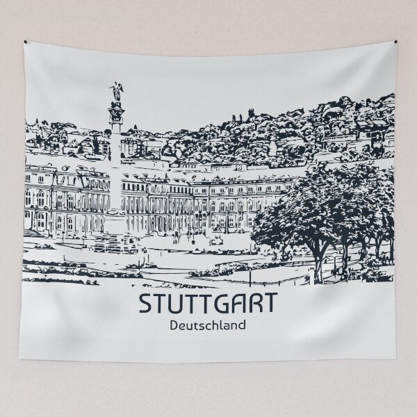 Artikelvorschau, Stuttgart - Deutschland entworfen und verkauft von Lakeric Cityscapes.