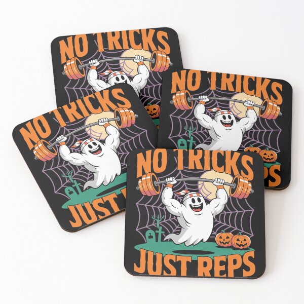 Item preview, Halloween Workout No Tricks Just Reps Ghost Gym  designed and sold by GGrizeldaRivas.