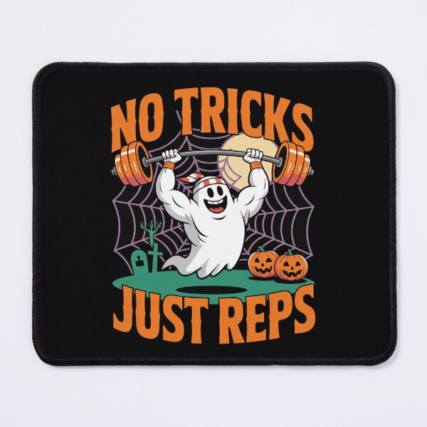 Item preview, Halloween Workout No Tricks Just Reps Ghost Gym designed and sold by GGrizeldaRivas.