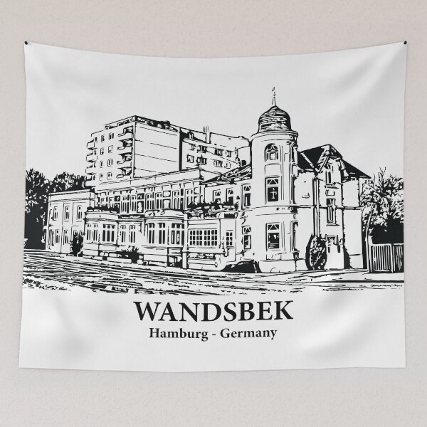 Item preview, Wandsbek - Germany designed and sold by Lakeric Cityscapes.