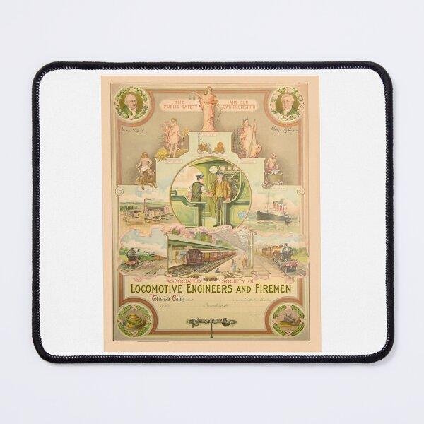 Item preview, Vintage ASLEF Union membership certificate designed and sold by Random Railways.