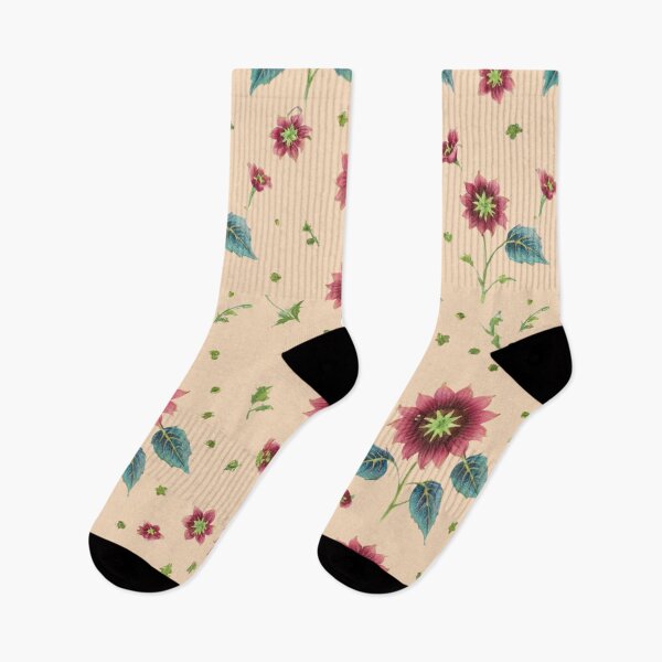 Item preview, Vintage style  pink sunflowers designed and sold by Nice-patterns.