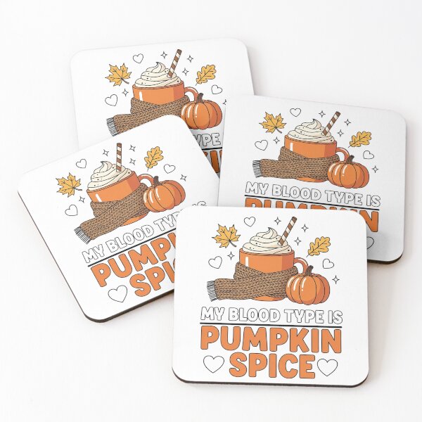 Item preview, My Blood Type Is Pumpkin Spice - Funny Fall Coffee Lover designed and sold by Jaanussar.