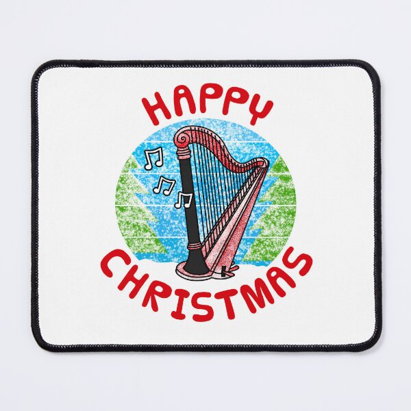 Item preview, Christmas Harp Harpist String Musician Xmas Music Teacher designed and sold by doodlerob.