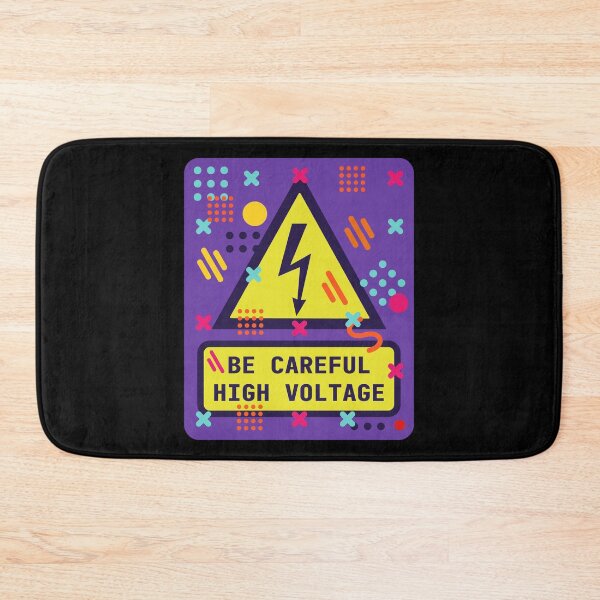 Item preview, Be Careful High Voltage Warning Sign designed and sold by MySimpleFlow.