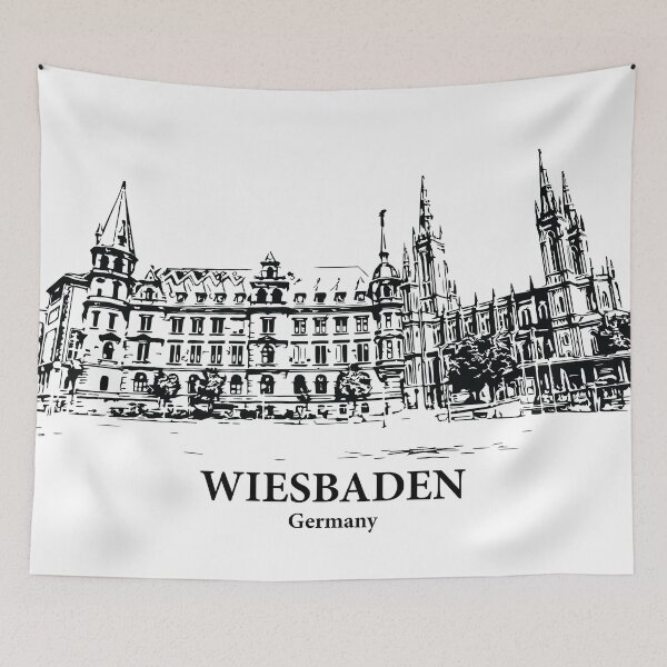 Item preview, Wiesbaden - Germany designed and sold by Lakeric Cityscapes.