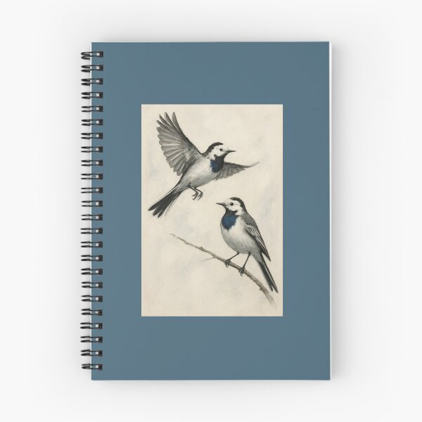 Item preview, Blue-Chested Starlings Dansing in Harmony designed and sold by Sunnilund.