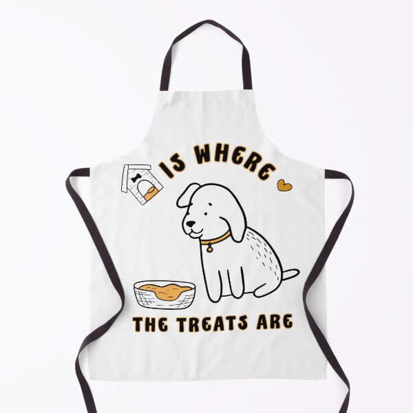 Item preview, Home Is Where the Treats Are – Cute Dog Illustration for Pet Lovers designed and sold by TheBeeKindSpace.