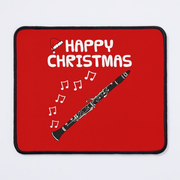 Item preview, Christmas Clarinet Clarinetist Musician Santa Hat Xmas designed and sold by doodlerob.