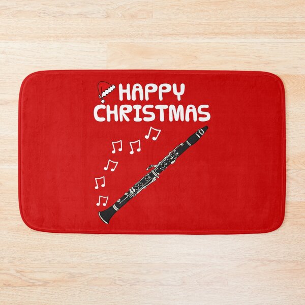 Item preview, Christmas Clarinet Clarinetist Musician Santa Hat Xmas designed and sold by doodlerob.