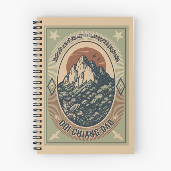 Artikelvorschau, Silhouette des Doi Chiang Dao Berges entworfen und verkauft von Boogosh.