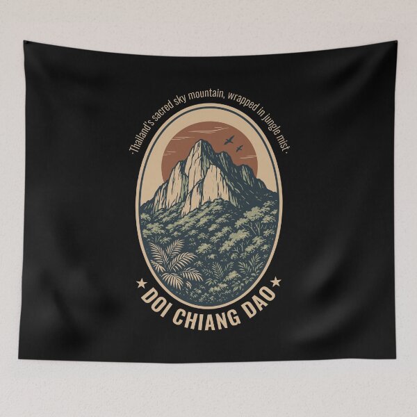 Item preview, Doi Chiang Dao Mountain Silhouette   designed and sold by Boogosh.
