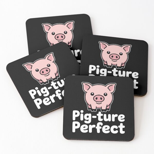 Item preview, Pigture Perfect! Funny Pig Pun designed and sold by PMCreative.
