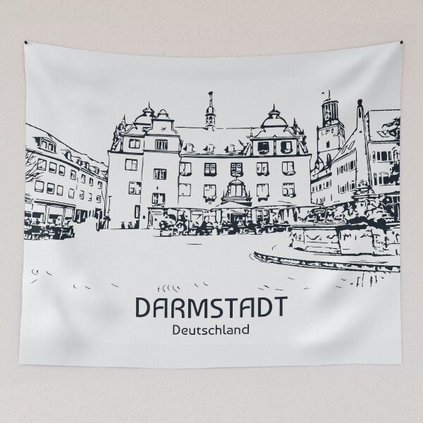 Item preview, Darmstadt - Deutschland designed and sold by Lakeric Cityscapes.
