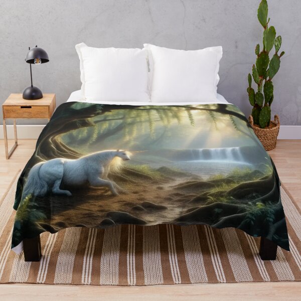Item preview, Unicorn by the Waterfall designed and sold by liyakrat.