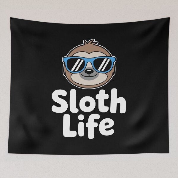 Item preview, Sloth Life! Funny Sloth Pun designed and sold by PMCreative.