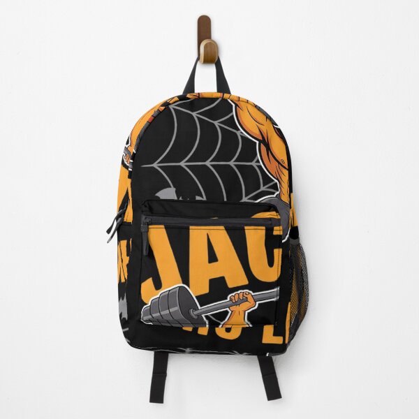Item preview, Jacked Bro Lantern Halloween Pumpkin Weightlifting Gym designed and sold by GGrizeldaRivas.