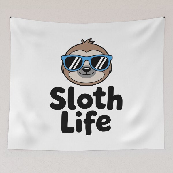Item preview, Sloth Life! Cute Sloth Pun designed and sold by PMCreative.
