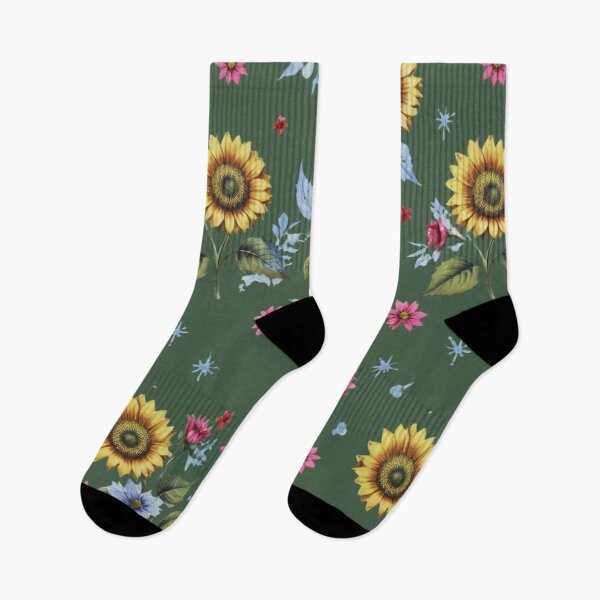 Item preview, style yellow sunflowers designed and sold by Nice-patterns.