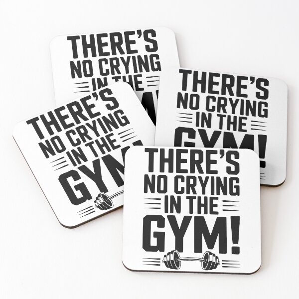 Item preview, There’s No Crying in the Gym designed and sold by Frank Ring.
