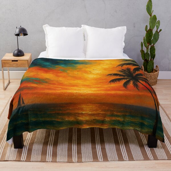 Item preview, Tropical Sunset with Sailboats designed and sold by Joey Santiago.