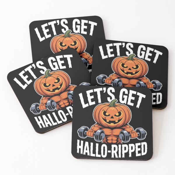 Item preview, Let's Get Hallo-Ripped Jack O Lantern Halloween Gym Pumpkin  designed and sold by GGrizeldaRivas.