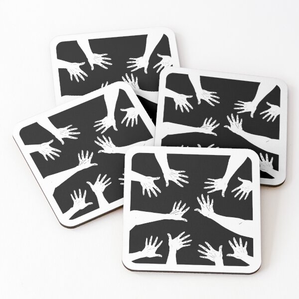 Item preview, Reaching for void Black square designed and sold by pencilpodshop.