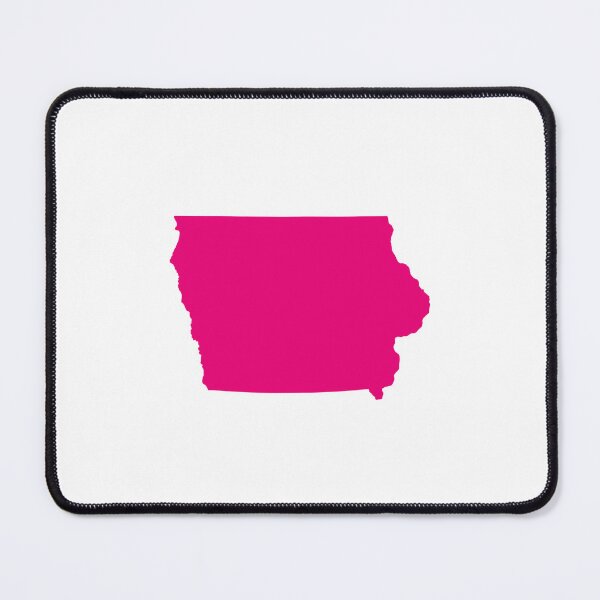 Item preview, Iowa Map Silhouette – Minimal Pink designed and sold by Paper Drip.