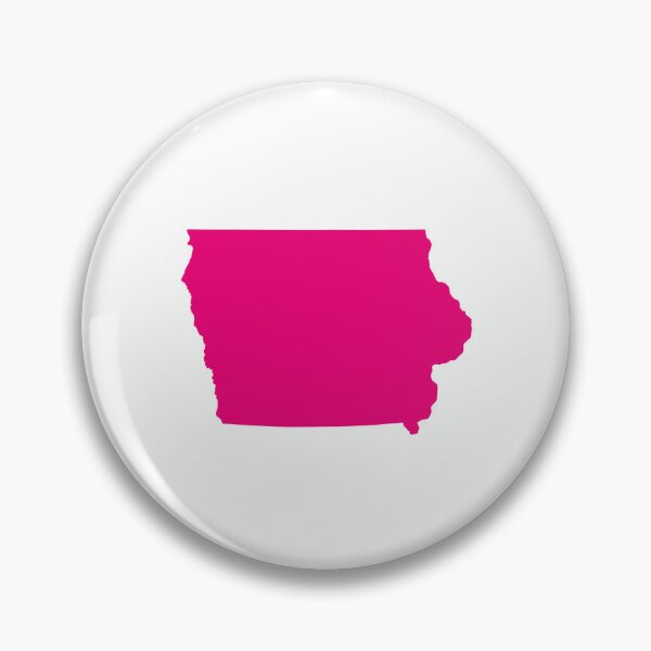 Item preview, Iowa Map Silhouette – Minimal Pink designed and sold by Paper Drip.
