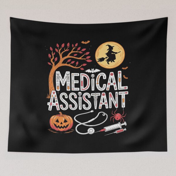 Item preview, Medical Assistant Halloween Zombie Costume Scary Pumpkin  designed and sold by GGrizeldaRivas.