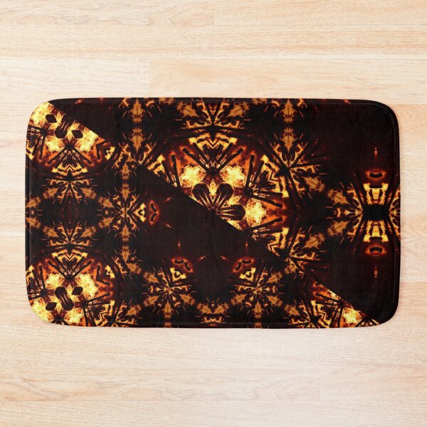 Item preview, Fire Kaleidoscope – Diagonally Divided Artwork / Swiss Artwork Photography designed and sold by Raphael Wolf.